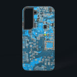 Printed Circuit Assembly PCB Blue Circuit Board Samsung Galaxy Case<br><div class="desc">PCB Circuit Board gifts for geeks or gifts for nerds. Here's one for the Computer Nerd or Geeks in all of us. Geek Out your Nerd with this Printed Circuit Assembly PCB Electronic Circuit Board. This is a close up picture of a Printed Circuit Assembly PCB or electronic circuit board....</div>