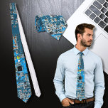 Printed Circuit Assembly PCB Blue Circuit Board Tie<br><div class="desc">PCB Circuit Board gifts for geeks or gifts for nerds. Here's one for the Computer Nerd or Geeks in all of us. Geek Out your Nerd with this Printed Circuit Assembly PCB Electronic Circuit Board. This is a close up picture of a Printed Circuit Assembly PCB or electronic circuit board....</div>