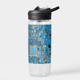 Printed Circuit Assembly PCB Blue Circuit Board Water Bottle