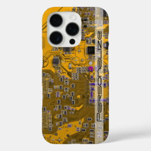 Printed Circuit Assembly PCB Circuit Board Orange iPhone 16 Pro Case