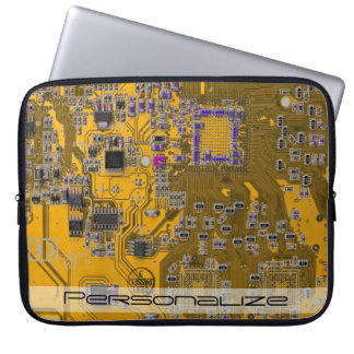 Printed Circuit Assembly PCB Circuit Board Orange Laptop Sleeve