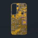 Printed Circuit Assembly PCB Circuit Board Orange Samsung Galaxy Case<br><div class="desc">PCB Circuit Board gifts for geeks or gifts for nerds. Here's one for the Computer Nerd or Geeks in all of us. Geek Out your Nerd with this Printed Circuit Assembly PCB Electronic Circuit Board. This is a close up picture of a Printed Circuit Assembly PCB or electronic circuit board....</div>