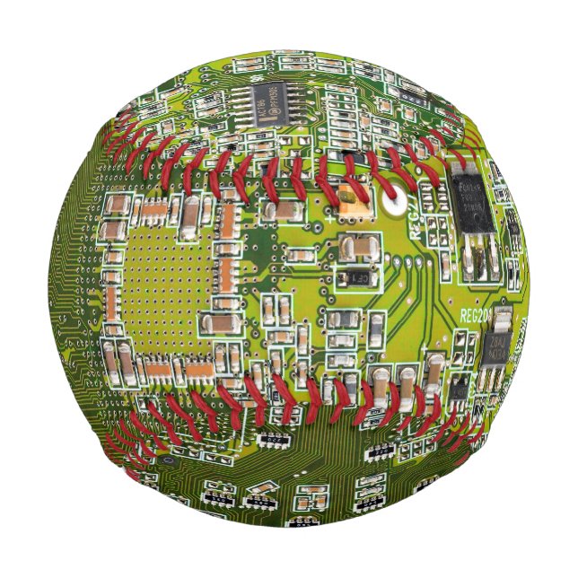 Printed Circuit Assembly PCB Green Circuit Board 2 Baseball (Front)