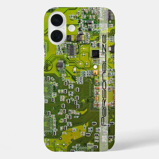 Printed Circuit Assembly PCB Green Circuit Board 2 Case-Mate iPhone Case (Back)