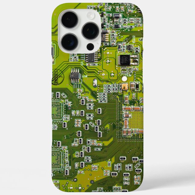 Printed Circuit Assembly PCB Green Circuit Board 2 Case-Mate iPhone Case (Back)