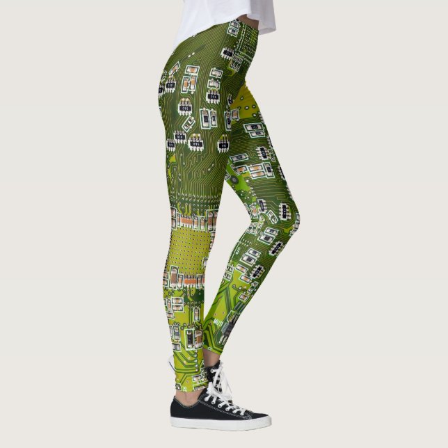 Printed Circuit Assembly PCB Green Circuit Board 2 Leggings (Right)
