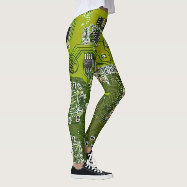 Printed Circuit Assembly PCB Green Circuit Board 2 Leggings (Right)