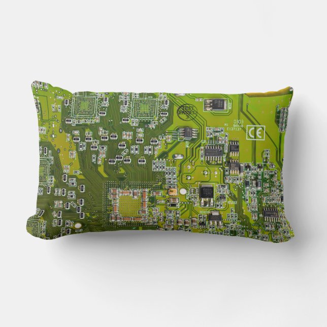 Printed Circuit Assembly PCB Green Circuit Board 2 Lumbar Cushion (Front)
