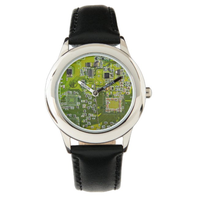 Printed Circuit Assembly PCB Green Circuit Board 2 Watch (Front)