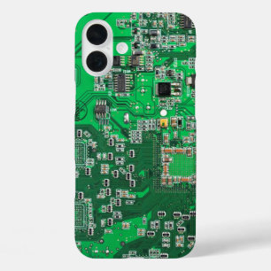 Printed Circuit Assembly PCB Green Circuit Board iPhone 16 Plus Case