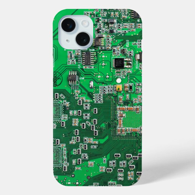 Printed Circuit Assembly PCB Green Circuit Board Case-Mate iPhone Case (Back)