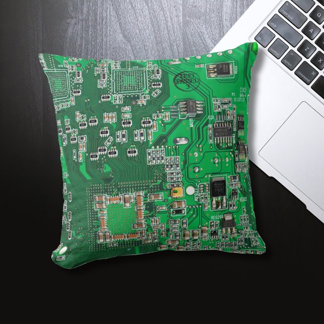 Printed Circuit Assembly PCB Green Circuit Board Cushion (Creator Uploaded)