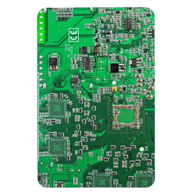 Printed Circuit Assembly PCB Green Circuit Board Magnet (Vertical)