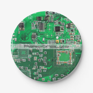 Printed Circuit Assembly PCB Green Circuit Board Paper Plate