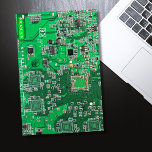 Printed Circuit Assembly PCB Green Circuit Board Poster<br><div class="desc">PCB Circuit Board gifts for geeks or gifts for nerds. Here's one for the Computer Nerd or Geeks in all of us. Geek Out your Nerd with this Printed Circuit Assembly PCB Electronic Circuit Board. This is a close up picture of a Printed Circuit Assembly PCB or electronic circuit board....</div>