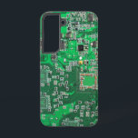 Printed Circuit Assembly PCB Green Circuit Board Samsung Galaxy Case<br><div class="desc">PCB Circuit Board gifts for geeks or gifts for nerds. Here's one for the Computer Nerd or Geeks in all of us. Geek Out your Nerd with this Printed Circuit Assembly PCB Electronic Circuit Board. This is a close up picture of a Printed Circuit Assembly PCB or electronic circuit board....</div>