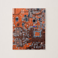Printed Circuit Assembly PCB Orange Circuit Board