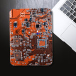 Printed Circuit Assembly PCB Orange Circuit Board Magnet<br><div class="desc">PCB Circuit Board gifts for geeks or gifts for nerds. Here's one for the Computer Nerd or Geeks in all of us. Geek Out your Nerd with this Printed Circuit Assembly PCB Electronic Circuit Board. This is a close up picture of a Printed Circuit Assembly PCB or electronic circuit board....</div>