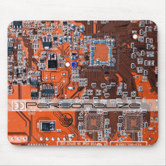 Printed Circuit Assembly PCB Orange Circuit Board Mouse Pad