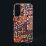 Printed Circuit Assembly PCB Orange Circuit Board Samsung Galaxy Case<br><div class="desc">PCB Circuit Board gifts for geeks or gifts for nerds. Here's one for the Computer Nerd or Geeks in all of us. Geek Out your Nerd with this Printed Circuit Assembly PCB Electronic Circuit Board. This is a close up picture of a Printed Circuit Assembly PCB or electronic circuit board....</div>
