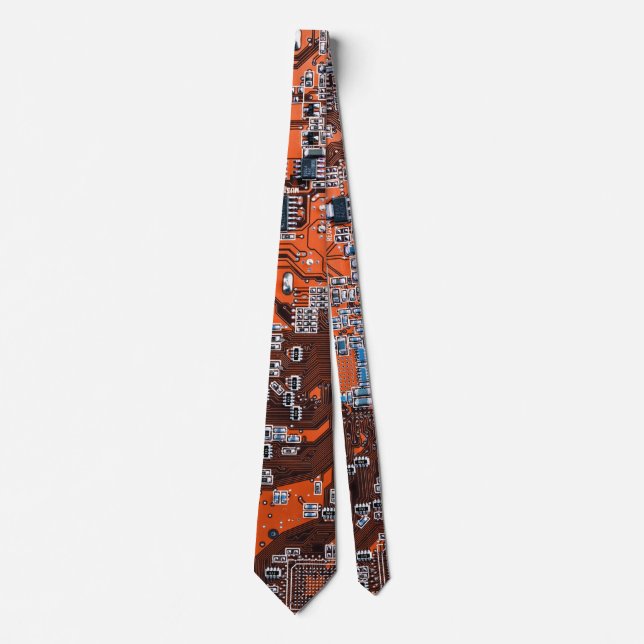 Printed Circuit Assembly PCB Orange Circuit Board Tie (Front)