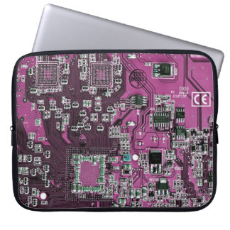 Printed Circuit Assembly PCB Purple Circuit Board Laptop Sleeve