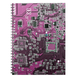 Printed Circuit Assembly PCB Purple Circuit Board Notebook