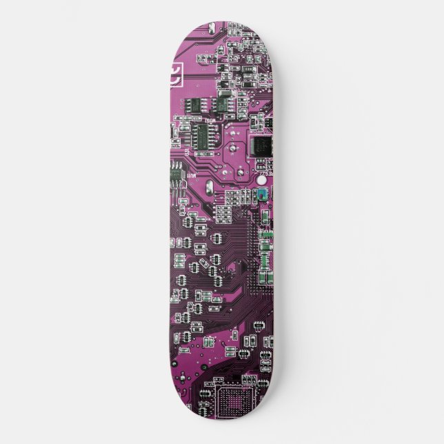 Printed Circuit Assembly PCB Purple Circuit Board Skateboard (Front)
