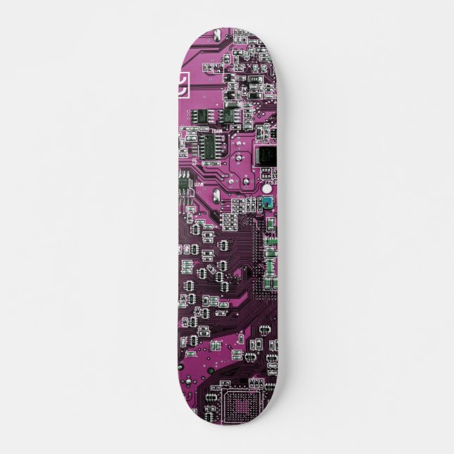 Printed Circuit Assembly PCB Purple Circuit Board Skateboard (Front)
