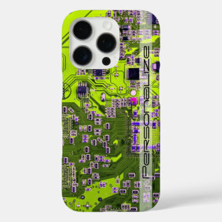 Printed Circuit Assembly PCB Yellow Circuit Board iPhone 16 Pro Case