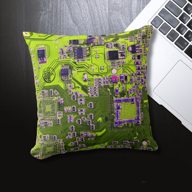 Printed Circuit Assembly PCB Yellow Circuit Board Cushion (Creator Uploaded)