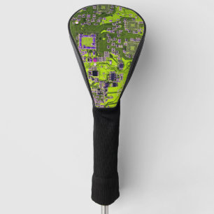 Printed Circuit Assembly PCB Yellow Circuit Board Golf Head Cover