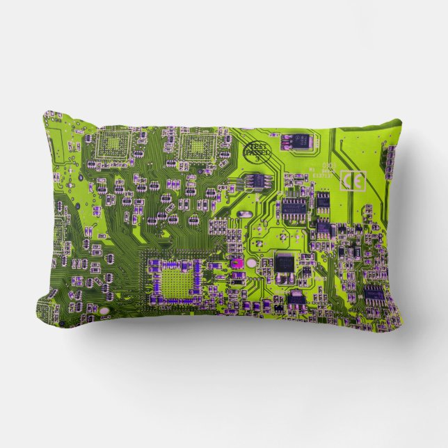 Printed Circuit Assembly PCB Yellow Circuit Board Lumbar Cushion (Front)