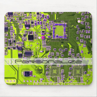 Printed Circuit Assembly PCB Yellow Circuit Board Mouse Pad