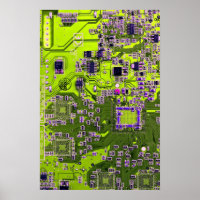 Printed Circuit Assembly PCB Yellow Circuit Board
