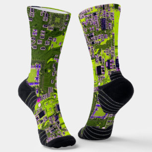 Printed Circuit Assembly PCB Yellow Circuit Board Socks