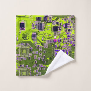 Printed Circuit Assembly PCB Yellow Circuit Board Wash Cloth