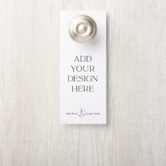Printed Door Hanger Card