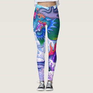 PRINTED DRAGON Leggings