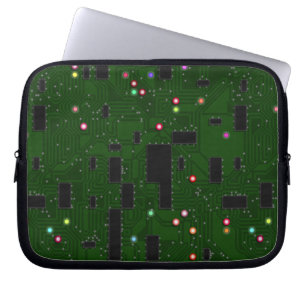 Printed Electronic Circuit Board Laptop Sleeve