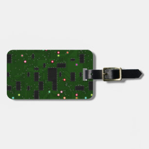 Printed Electronic Circuit Board Luggage Tag