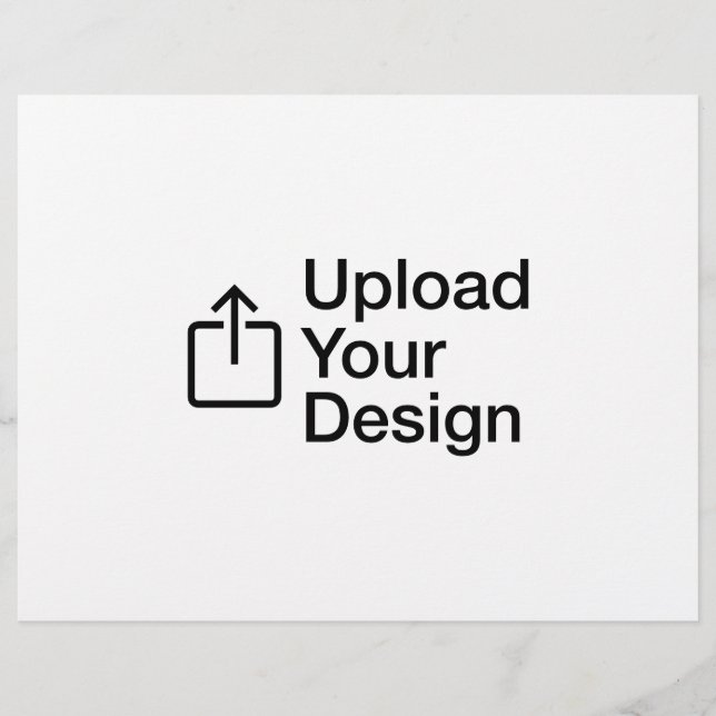 Printed Folded Program (You Must Fold) Flyer (Front)