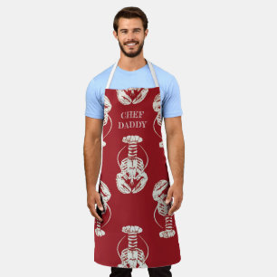 Printed Lobster Personalized All-Over Print Apron