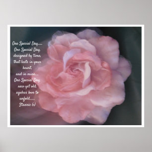 PRINTED POSTER WEDDING DESIGN