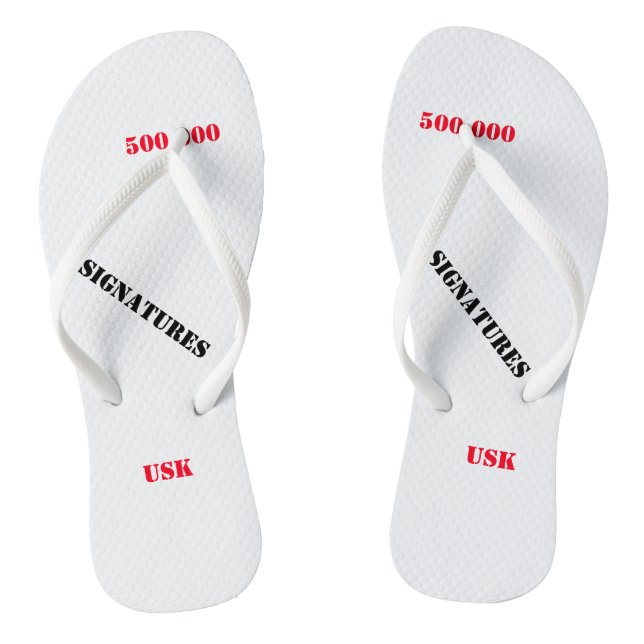 Printed socks thongs (Footbed)