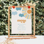 Printed Sun Party Menu<br><div class="desc">8x10 Sun Party Menu. This sign will be printed onto 8.5x11" heavy white cardstock paper. You will trim off white border to get the 8x10" size. You can frame the sign or display however you would like.</div>