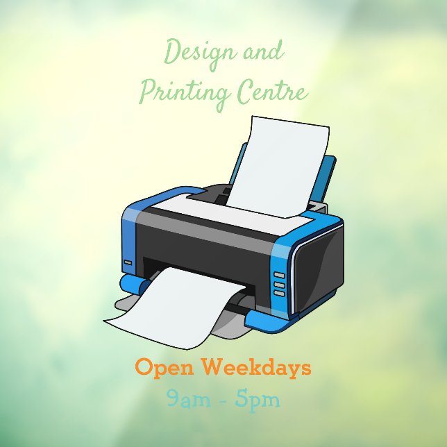 Printer cartoon illustration (Sheet 3)