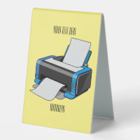 Printer cartoon illustration