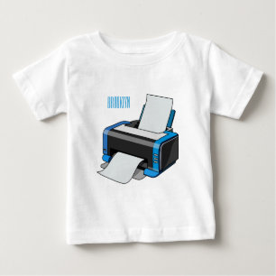 Printer cartoon illustration baby T-Shirt