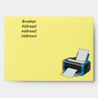 Printer cartoon illustration
